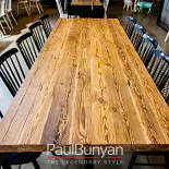 Stół drewniany ze starego drewna i metalu HAWAJE Stoły ze starego drewna i metalu