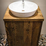 Szafka pod umywalkę MIAMI 60 x 50 cm Szafki łazienkowe ze starego drewna