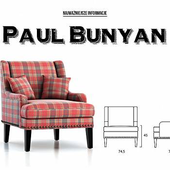 Fotel do salonu PAUL BUNYAN
