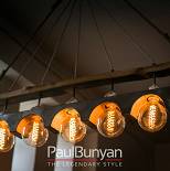 Żyrandol industrialny / loft Lampy industrialne z drewna i metalu