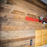 Deski ścienne ze starego drewna - jasnobrązowe Deski ścienne ze starego drewna