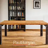 Stół drewniany ze starego drewna i metalu SAN FRANCISCO Stoły ze starego drewna i metalu