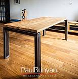 Stół drewniany ze starego drewna i metalu SAN FRANCISCO Stoły ze starego drewna i metalu