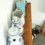 Półka drewniana ze starego drewna Półki drewniane ze starego drewna