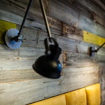 Deski ścienne ze starego drewna - szare