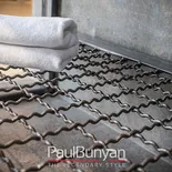 Konsola pod umywalkę ze starego drewna i metalu Szafki łazienkowe ze starego drewna