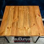 Drewniany stolik ze starego drewna do restauracji lub kawiarni Stoliki do restauracji i kawiarni