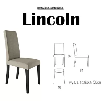 Krzesło do jadalni i salonu LINCOLN