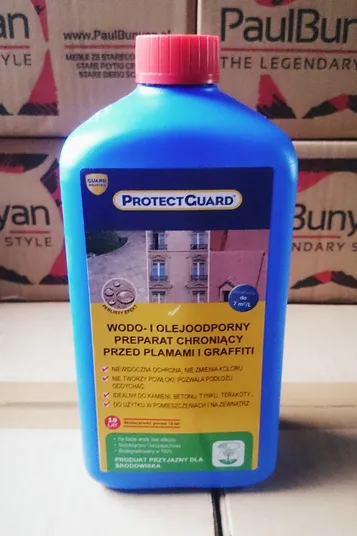 Impregnat do starej cegły na ścianę ProtectGuard Niewidoczny Impregnaty