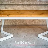 Stół ze starego drewna i metalu DENVER Stoły ze starego drewna i metalu