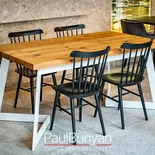 Stół ze starego drewna i metalu DENVER Stoły ze starego drewna i metalu