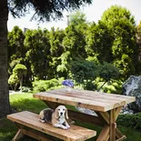 Ławka drewniana ze starego drewna TEKSAS Meble drewniane ze starego drewna