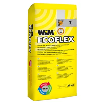 Klej do płytek ceglanych WIM ECOFLEX C2T – elastyczna zaprawa klejąca