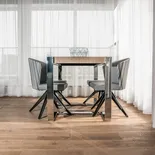 Krzesło do jadalni i salonu JACKSON Krzesła z drewna i metalu