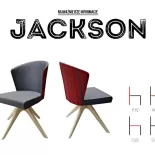 Krzesło do jadalni i salonu JACKSON Krzesła z drewna i metalu