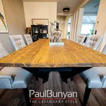 Stół ze starego drewna i metalu BROOKLYN Stoły ze starego drewna i metalu