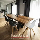 Stół ze starego drewna i metalu BROOKLYN Stoły ze starego drewna i metalu