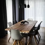 Stół ze starego drewna i metalu BROOKLYN - Edycja Limitowana Stoły ze starego drewna i metalu