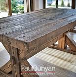 Stół drewniany ze starego drewna TEKSAS Stoły drewniane