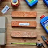 Próbnik materiałów PaulBunyan Stare cegły na ścianę