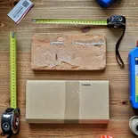 Próbnik materiałów PaulBunyan Stare cegły na ścianę