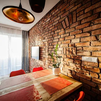 Płytki ceglane na ścianę TORUŃSKIE – stare cegły rozbiórkowe