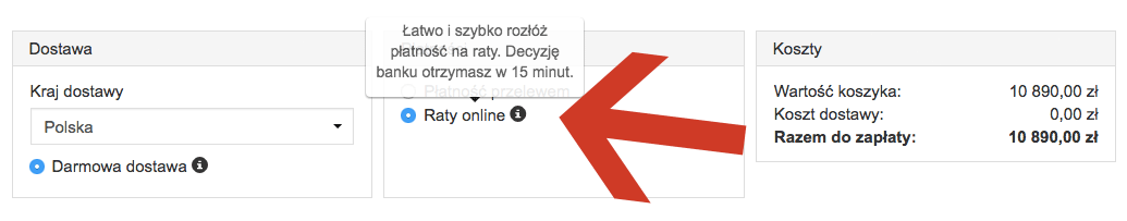 Rozłóż zamówienie na raty